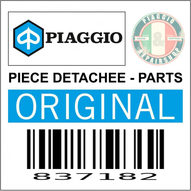 KIT RESSORTS DE MACHOIRES DE FREIN ARRIERE ORIGINE PIAGGIO PORTER 2010   -837182-