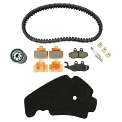 KIT ENTRETIEN MAXISCOOTER ORIGINE PIAGGIO 300 MP3 HPE ABS 2019  (AVEC GUIDES VARIATEUR)  -1R000460-