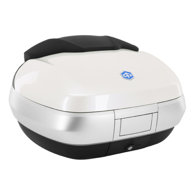 TOP-CASE 50L (VENDU SANS LE SUPPORT 1B006840) ORIGINE PIAGGIO 300-350-400-500 MP3 2016  BLANC 505-A  -CM308122-