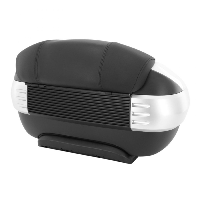 TOP-CASE 50L (VENDU SANS LE SUPPORT 1B006840) ORIGINE PIAGGIO 300-350-400-500 MP3 2016  BLANC 505-A  -CM308122-