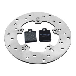 KIT FREINAGE (DISQUE PLAQUETTES) AVANT ORIGINE PIAGGIO 50-125 VESPA ET2, ET4, LX, LXV, S, 50 ZIP  -1R000473-