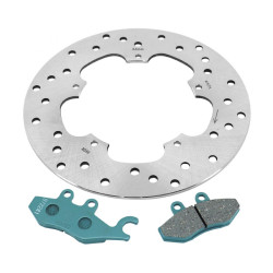 KIT FREINAGE (DISQUE PLAQUETTES) AVANT HENG-TONGORIGINE PIAGGIO 125-250 X9 2005 , 400 X8 2006 2008  -1R000488-
