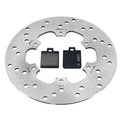 KIT FREINAGE (DISQUE PLAQUETTES) AVANT ORIGINE PIAGGIO 50-125 LIBERTY 2006   -1R000495-