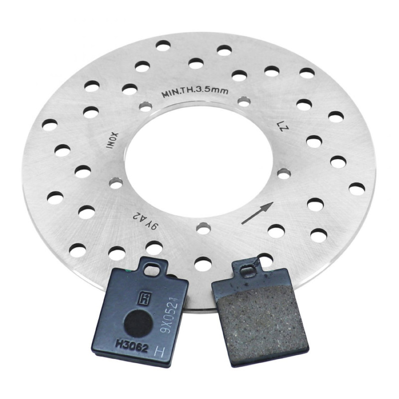KIT FREINAGE (DISQUE PLAQUETTES) AVANT ORIGINE PIAGGIO 50-125 ZIP 4T 2000   -1R000497-