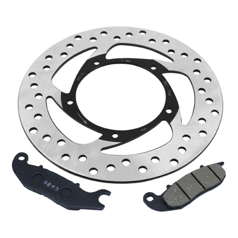 KIT FREINAGE (DISQUE PLAQUETTES) AVANT ORIGINE PIAGGIO 50-125 LIBERTY 2016   -1R000498-