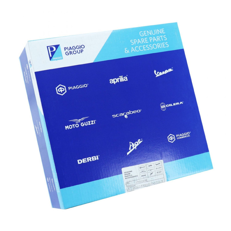 KIT FREINAGE (DISQUE PLAQUETTES) AVANT ORIGINE PIAGGIO 50-125 LIBERTY 2016   -1R000498-