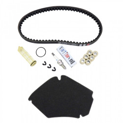 KIT ENTRETIEN SCOOT ORIGINE PIAGGIO 50 ZIP 4T 2018  (AVEC GUIDES VARIATEUR)  -1R000516-