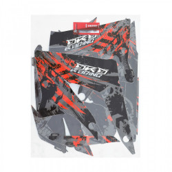 KIT DECO-LOGO NOIR ORIGINE PIAGGIO 50 DRD DERBI 2010 2013 -86718000W0N-