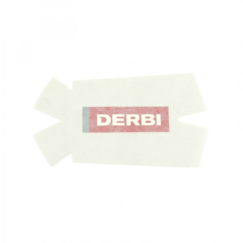 DECO-LOGO GARDE BOUE AVANT DERBI ORIGINE DERBI 50 SENDA SM LIMITED,RACING 2018  -2H002300-