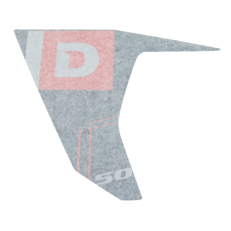 DECO-LOGO CONVOYEUR GAUCHE ORIGINE DERBI 50 SENDA SM LIMITED 2018  -2H002742-
