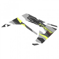 AUTOCOLLANT-STICKER-DECOR CARENAGE-DEFLECTEUR RESERVOIR DROIT ORIGINE DERBI 50 SENDA X TREME 2018  -2H003401-