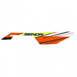 AUTOCOLLANT-STICKER-DECOR CARENAGE SOUS SELLE DROIT ORIGINE DERBI 50 SENDA X TREME 2018  -2H002180-