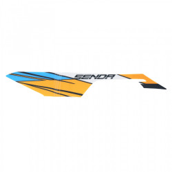 AUTOCOLLANT-STICKER-DECOR CARENAGE SOUS SELLE GAUCHE ORIGINE DERBI 50 SENDA X TREME 2018  -2H003566-