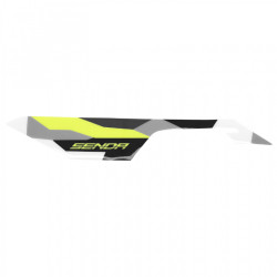 AUTOCOLLANT-STICKER-DECOR CARENAGE SOUS SELLE GAUCHE ORIGINE DERBI 50 SENDA X TREME 2018  -2H003404-