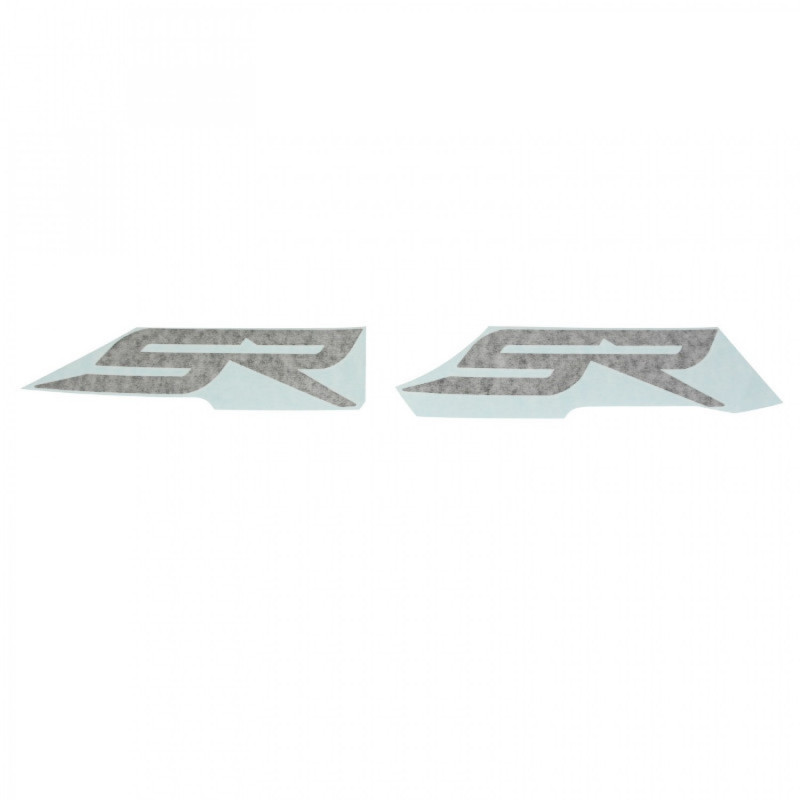 AUTOCOLLANT-STICKER-DECOR "SR" DROIT DE FACE AVANT ORIGINE PIAGGIO APRILIA 50 SR H2O 2014   -2H000278-