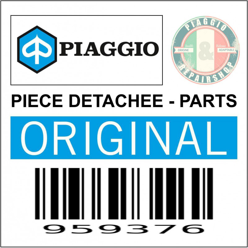 AXE DE ROUE AVANT ORIGINE PIAGGIO 50 NRG, RUNNER GILERA  2005  -959376-