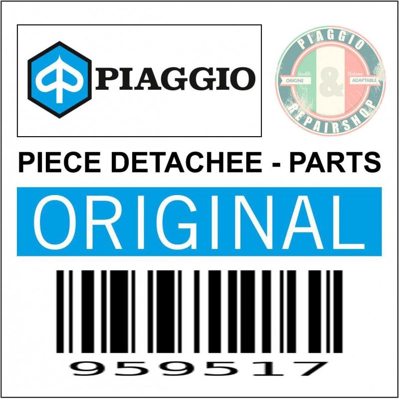 REPOSE PIED PASSAGER GAUCHE ORIGINE PIAGGIO 50 NRG 2017-  -959517-