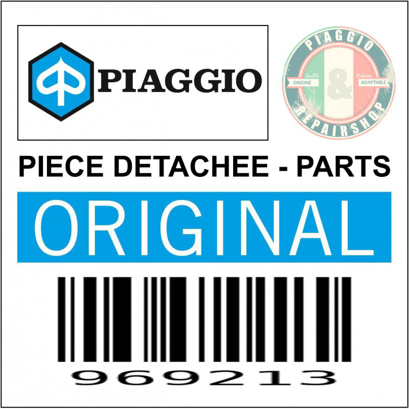 CLIPS DE PISTON DIAM 13 (FORME EN C) ORIGINE PIAGGIO COMMUN A LA GAMME -969213-