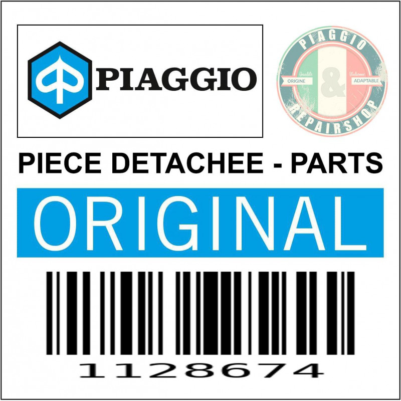 TAMPON-PATIN DE TRANSMISSION ORIGINE PIAGGIO TRIPORTEUR APE CALESSINO 2013 , CLASSIC 2014 , TM 703 ESSENCE-GILERA GP 800