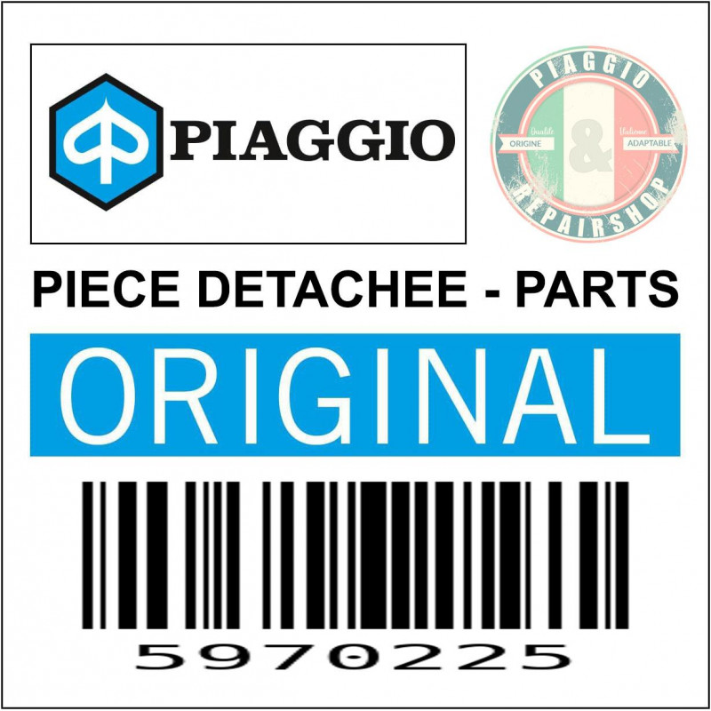 GARDE BOUE AVANT ORIGINE PIAGGIO 50-125 RUNNER BRUT A PEINDRE  -5970225-