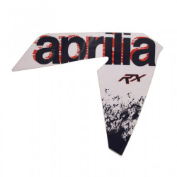 AUTOCOLLANT-STICKER-DECOR RESERVOIR DROIT ORIGINE PIAGGIO APRILIA 50 RX, SX 2011   -899385-