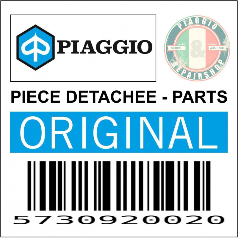AUTOCOLLANT-STICKER-DECOR DE FACE AVANT ORIGINE PIAGGIO VESPA 125 ET4  -5730920020-