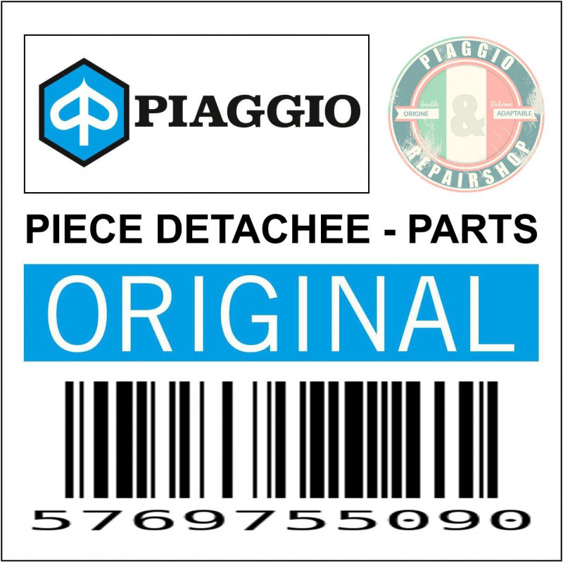 ENTOURAGE DE SELLE ORIGINE PIAGGIO 50 LIBERTY 1998 2005 NOIR 94  -5769755090-