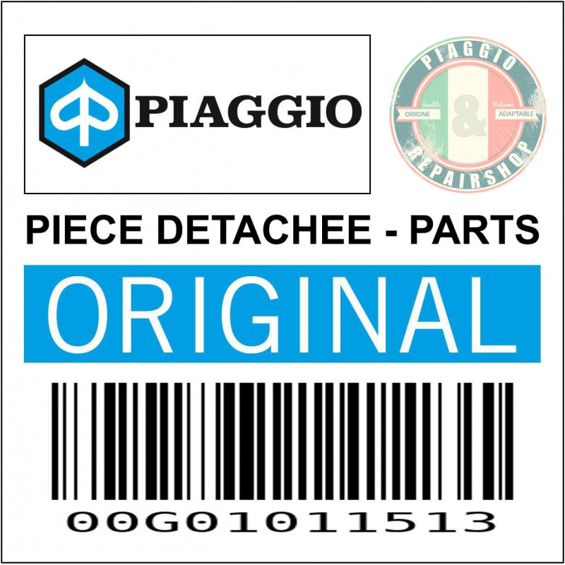 CARENAGE DE GUIDON AVANT ORIGINE PIAGGIO 50-100 DIESIS 2005- BLEU -00G01011513-