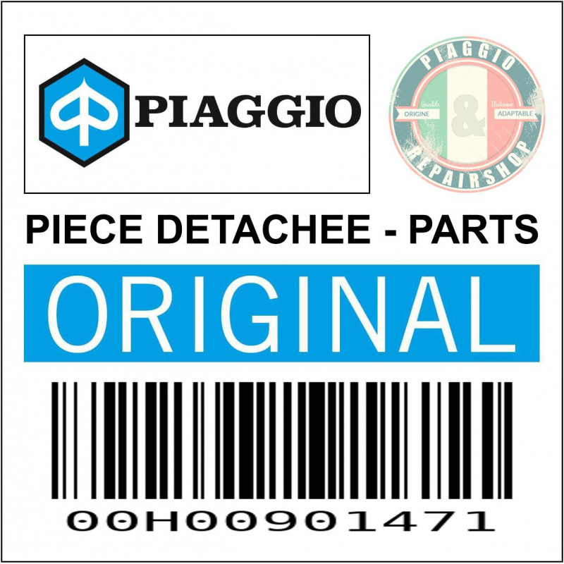 DEMI GUIDON GAUCHE ORIGINE PIAGGIO GILERA GPR 50 1998 2005  -00H00901471-