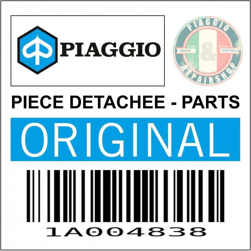 CACHE-COUVERCLE COTE ADMISSION ORIGINE PIAGGIO 50 LIBERRTY, PRIMAVERA, SPRINT, ZIP 4T 2017  -1A004838-