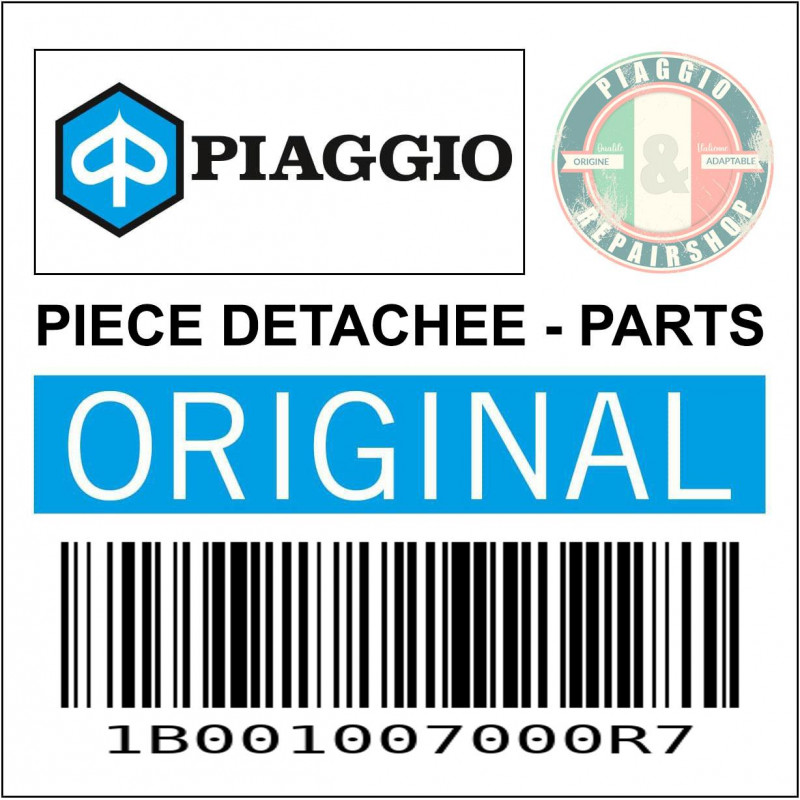 COUVRE GUIDON ARRIERE ORIGINE PIAGGIO 125-250-300 VESPA GTS 2016- AVEC ABS ROUGE 894 -1B001007000R7-