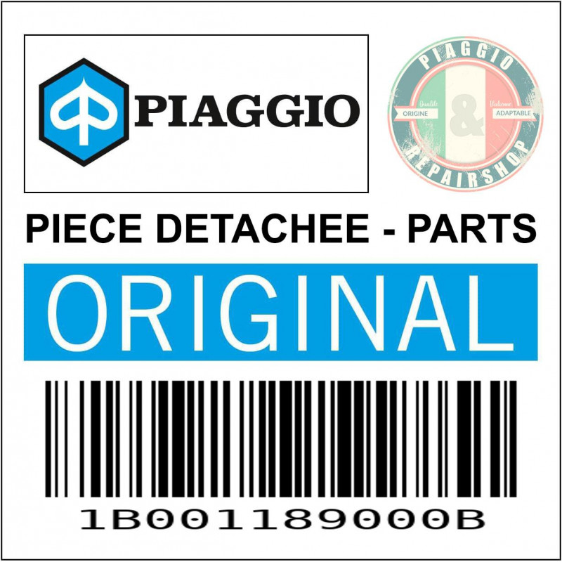 DOSSERET DE TOP CASE BEIGE ORIGINE PIAGGIO 50-125 PRIMAVERA 2012 2020  -1B001189000B-