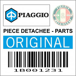 COUVRE GUIDON INFERIEUR ORIGINE PIAGGIO 50-125 VESPA SPRINT 2014  BRUT -1B001231-