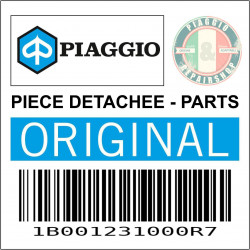 COUVRE GUIDON INFERIEUR ORIGINE PIAGGIO 50-125 VESPA SPRINT 2014  ROUGE 894  -1B001231000R7-