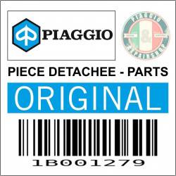 PROTECTION COQUE ARRIERE ORIGINE PIAGGIO 50-125 PRIMAVERA, SPRINT NOIR MAT  -1B001279-