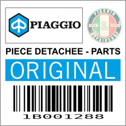 COUVERCLE POIGNEE DE SELLE CHROME ORIGINE PIAGGIO 50-125 VESPA SPRINT 2015  -1B001288-