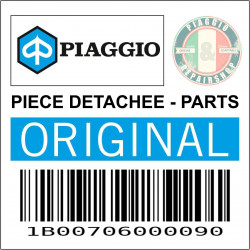 TUNNEL GAUCHE MARCHE PIED ORIGINE PIAGGIO 300-400 BEVERLY DEEP BLACK 2023  -1B00706000090-