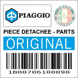 TUNNEL DROIT MARCHE PIED ORIGINE PIAGGIO 300-400 BEVERLY DEEP BLACK 2023  -1B00706100090-