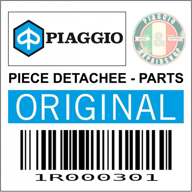 PARE BRISE COMPLET (MONTAGE ORIGINE) ORIGINE PIAGGIO 50-125 PRIMAVERA VESPA 2016 2021 -1R000301-