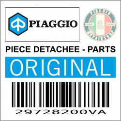CARENAGE ARRIERE GAUCHE ORIGINE PIAGGIO ET2, ET4 -29728200VA-