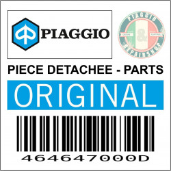 REPOSE PIED PASSAGER ARRIERE DROIT ORIGINE PIAGGIO 50-125 LIBERTY  -464647000D-