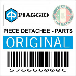 COUVERCLE MARCHE PIED ARRIERE ORIGINE PIAGGIO GILERA 50 ICE  -576666000C-