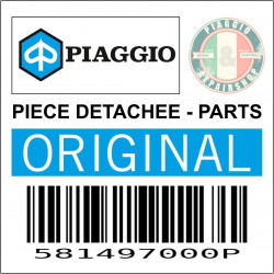 COUVERCLE MAITRE CYLINDRE GAUCHE ORIGINE PIAGGIO 125-250-400-500 X8, X9, XEVO -581497000P-