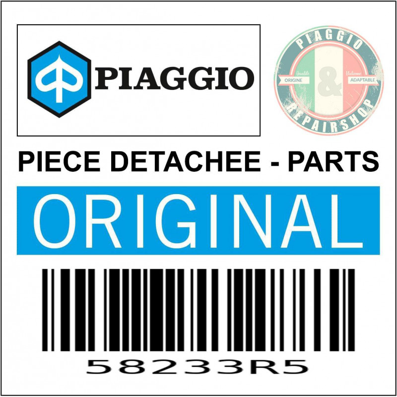 CATADIOPTRE ARRIERE ORIGINE PIAGGIO COMMUN A TOUTE LA GAMME  -58233R5-