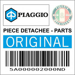 COUVRE GUIDON AVANT ORIGINE PIAGGIO 50-125 FLY 2012  NOIR 79-A  -5A000002000ND-