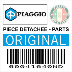 CACHE AMORTISSEUR AVANT ORIGINE PIAGGIO 50-125 VESPA LX NOIR 79-A  -60041640ND-
