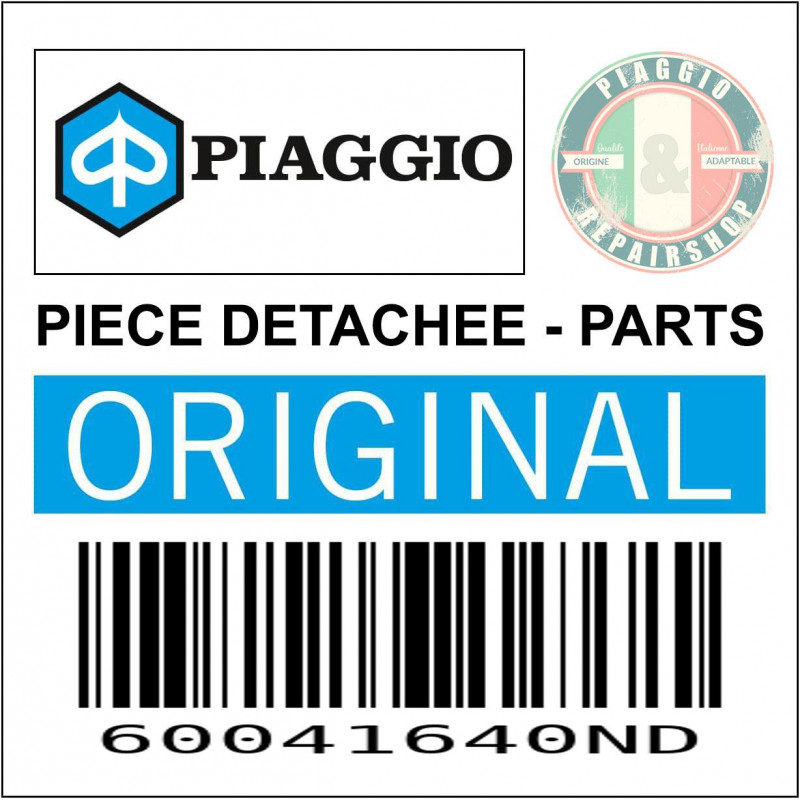 CACHE AMORTISSEUR AVANT ORIGINE PIAGGIO 50-125 VESPA LX NOIR 79-A  -60041640ND-