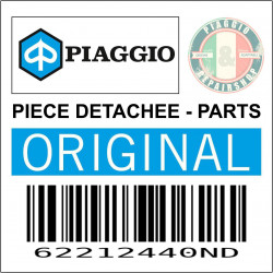 MARCHE PIED-PLANCHER ORIGINE PIAGGIO 50-125 LX VESPA 2006 2013 NOIR 79-A -62212440ND-