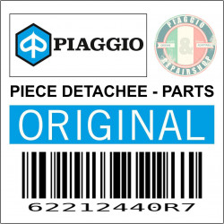 REPOSE PIED ORIGINE PIAGGIO 50-125 VESPA LX, VESPA-S ROUGE 894  -62212440R7-