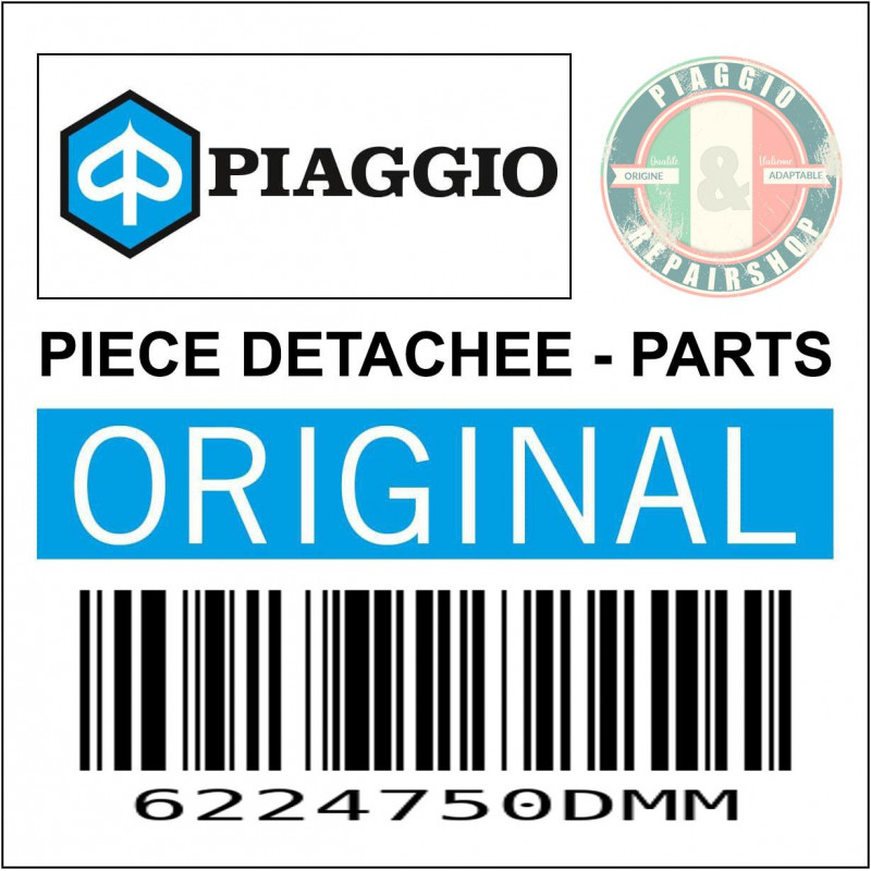 DOSSERET DE TOP CASE MARRON ORIGINE PIAGGIO TOP CASE 48LT MP3 BUSINESS 2014-  -6224750DMM-